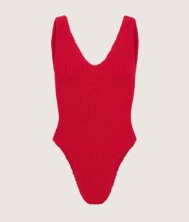Red Sadie Swim swimsuit.
