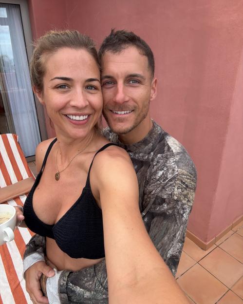 Gemma Atkinson and Gorka Marquez in a selfie.