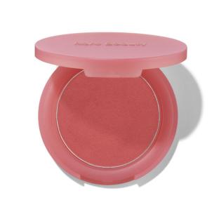 Compact of rose-colored blush.