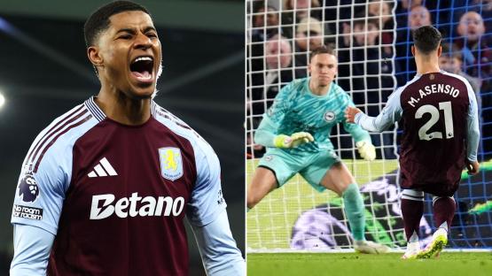 Brighton 0 Aston Villa 3: Marcus Rashford scores again after FA Cup heroics as Asensio and Malen seal win