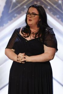 Stacey Leadbeatter at the Britain's Got Talent live final.