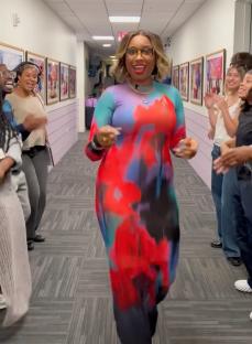 Jennifer Hudson’s Spirit Tunnel Dance Is Giving Joy and Colour