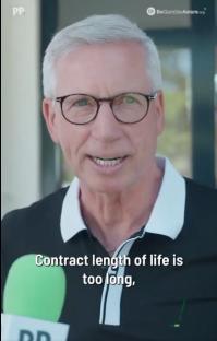 Man in glasses says,