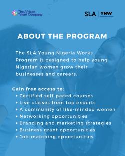 Building Her Future: The SLA Young Nigeria Works is set to Empower Women one Skill at a Time 4