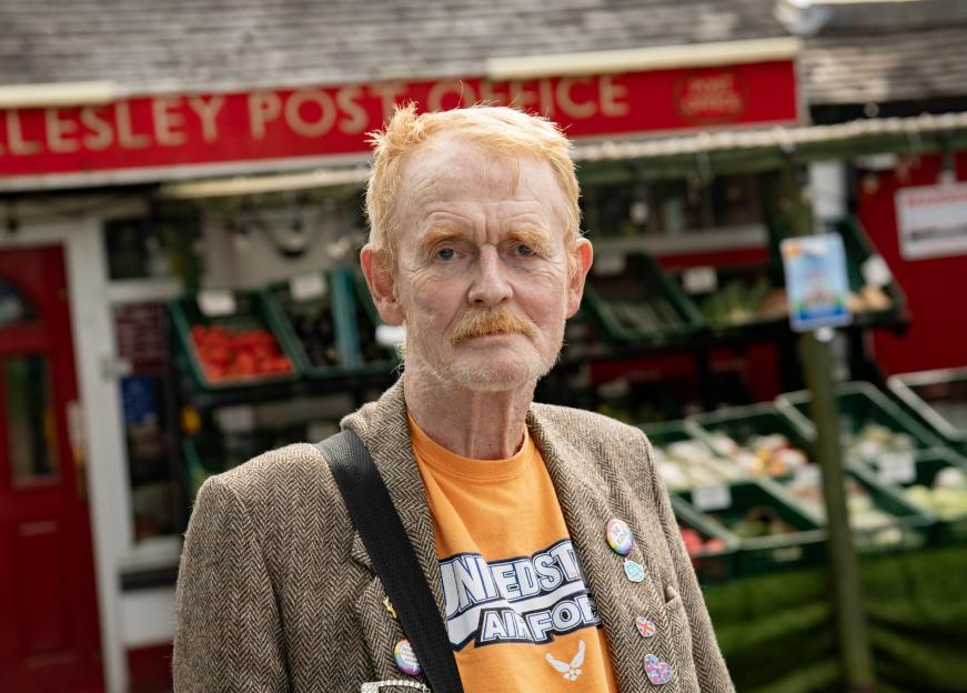 Portrait of Anthony Hoyle, a resident of Allesley, Coventry.
