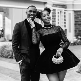 Black Velvet and Tuxes Never Looked This Good! Juma Jux & Priscilla Ojo Are Couple Goals