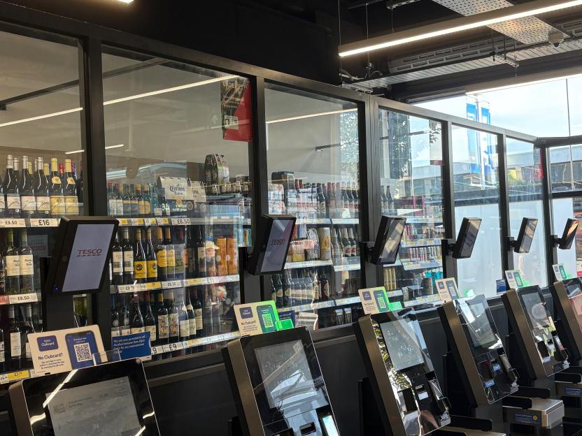 Theft-hit Tesco store locks beer and wine behind the tills to counter ‘rife’ shoplifting
