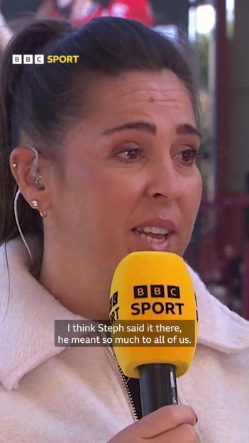 BBC pundit Fara Williams breaks down in tears paying tribute to tragic Matt Beard as colleagues comfort her live on TV