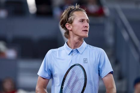 Sebastian Korda at the Mutua Madrid Open.