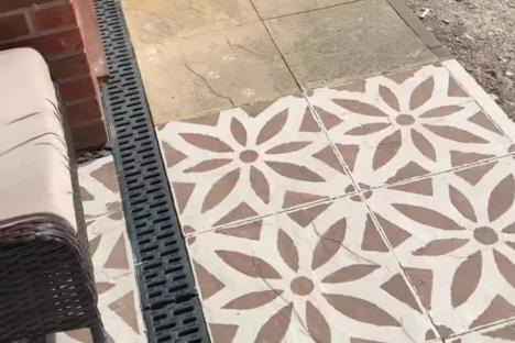 I helped my mum transform her boring beige front path with DIY – but her neighbour war is now more blatant than ever 