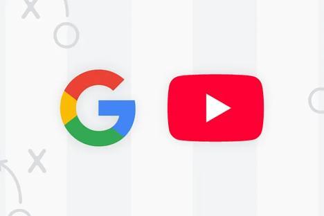 Google and YouTube logos.