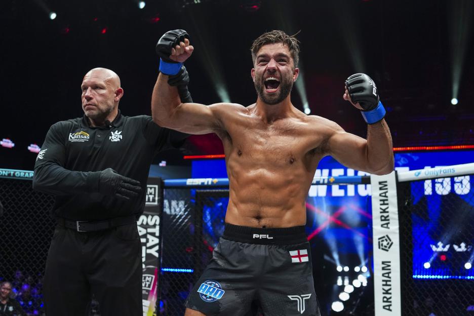 2025 PFL World Tournament: Semifinal at INTRUST Bank Arena in Wichita, Kansas, Friday, June 20, 2025. (Cooper Neill / PFL)