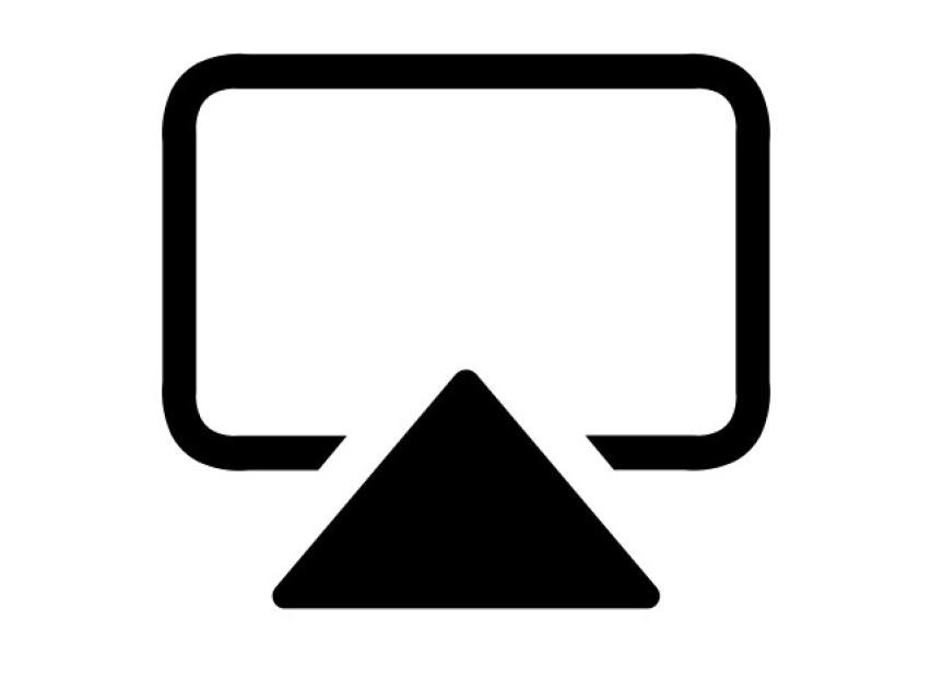 Airplay icon.