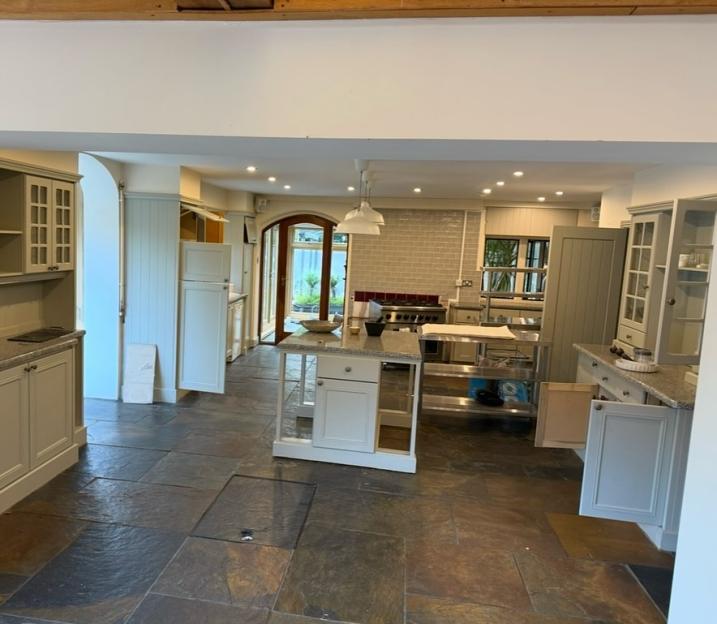 Kitchen under renovation.