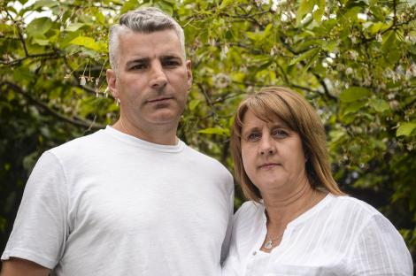 Portrait of a man and woman.