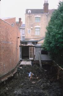 Mandatory Credit: Photo by David White/REX/Shutterstock (226704a) POLICE EXCAVATING THE GARDEN OF 25 CROMWELL STREET, GLOUCESTER FRED AND ROSEMARY WEST MURDERS - 1994