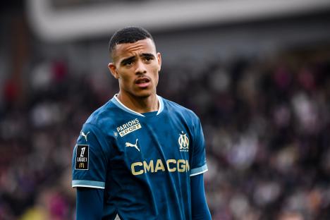 Mason Greenwood of Olympique de Marseille during a Ligue 1 match.