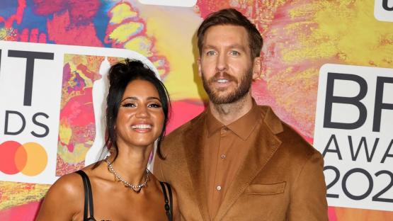 Calvin Harris and Vick Hope expecting first baby together as TV star announces she’s pregnant live on Radio 1