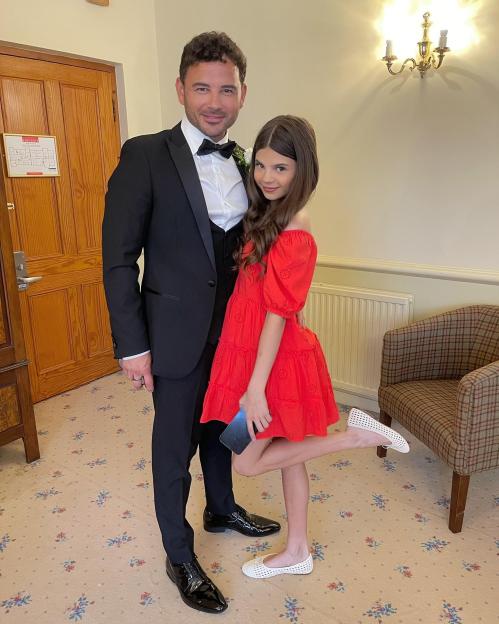 Ryan Thomas with his daughter Scarlett.