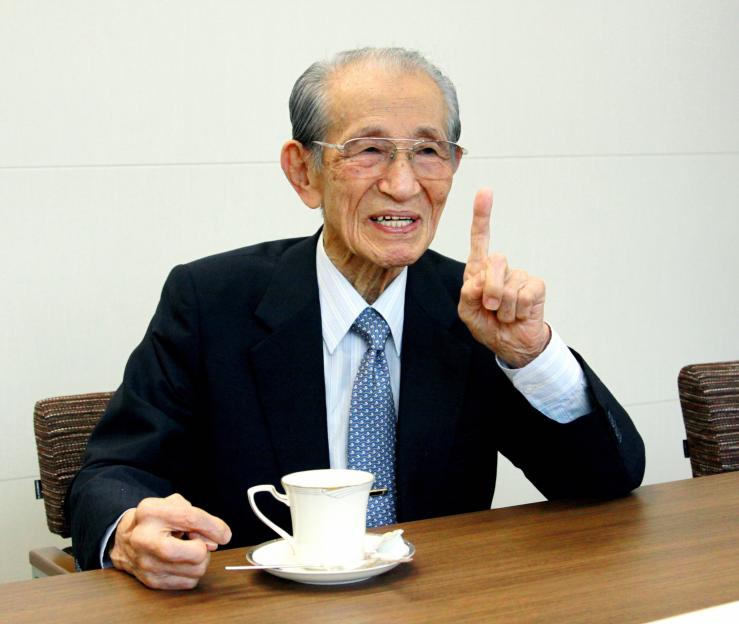 Hiroo Onoda, former Japanese Imperial Army intelligence officer, during an interview.