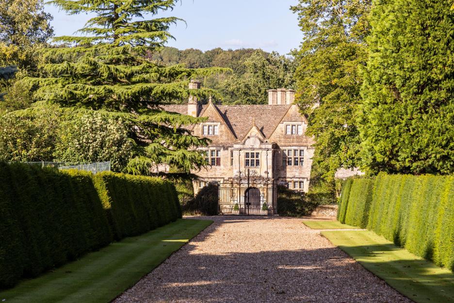 Lords of the Manor Hotel in Upper Slaughter, Gloucestershire, UK.