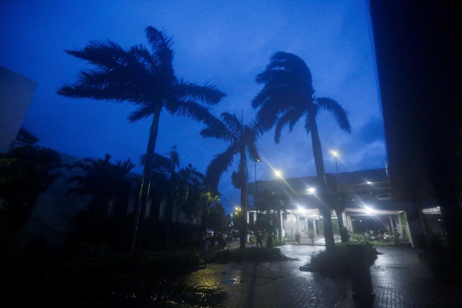 Hurricane Melissa approaches, in Jamaica