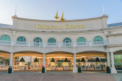 Main entrance to Churchill Downs.