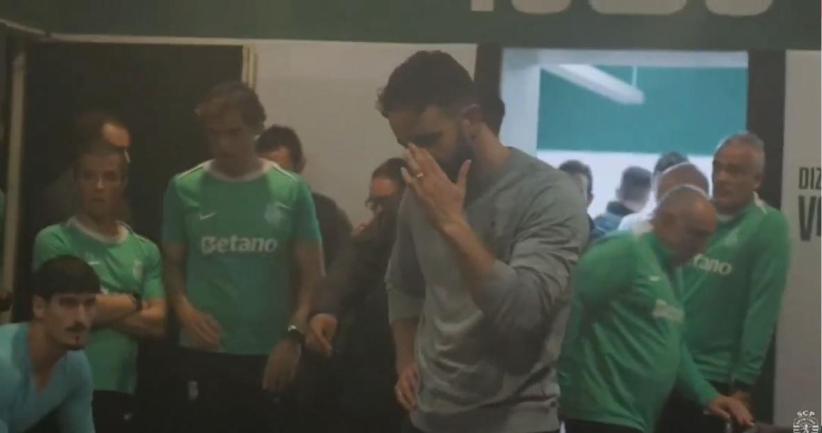 Ruben Amorim Fights Back Tears in Heartfelt Farewell to Sporting Stars Ahead of Man Utd Move