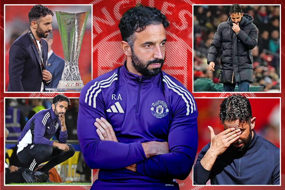 Ruben Amorim’s dismal Man Utd record laid bare with just SEVEN league wins in 300 days and humiliating Grimsby defeat