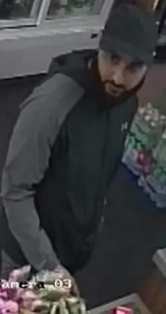 CCTV image of murder suspect Mohammed Maneer Khan.