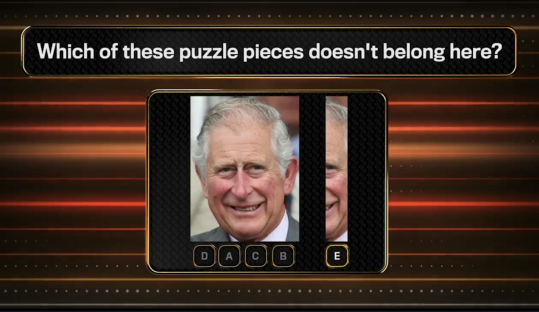 Puzzle: Which image of King Charles doesn't belong?