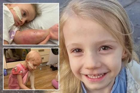 Our Bonnie’s ‘broken arm’ turned out to be killer cancer – now she has less than a year to live, she’s only 5