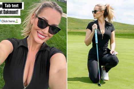 ‘You won’t believe…’ – Paige Spiranac stuns in low cut black top as PGA Championship gets underway