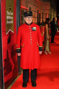 Colin Thackery at the Sun Military Awards.