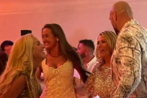 Inside the glitziest Fury party ever with crepe station, chocolate fountains & a Paris, Tyson and Venezuela dance off