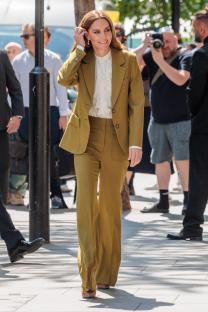 The Princess of Wales at a British Fashion Council event.