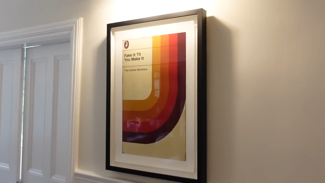 Framed print of The Connor Brothers' "Fake It Till You Make It."