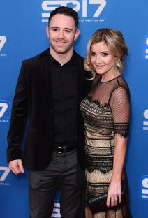 Richie Myler and Helen Skelton at the BBC Sports Personality Awards 2017.