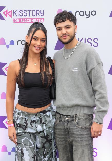 Jasmine Orr and Junior Andre at the Kisstory on Blackheath music festival.
