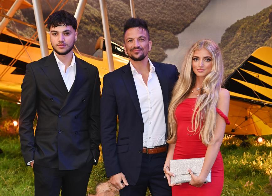 Junior, Peter, and Princess Andre at the Mission: Impossible premiere.