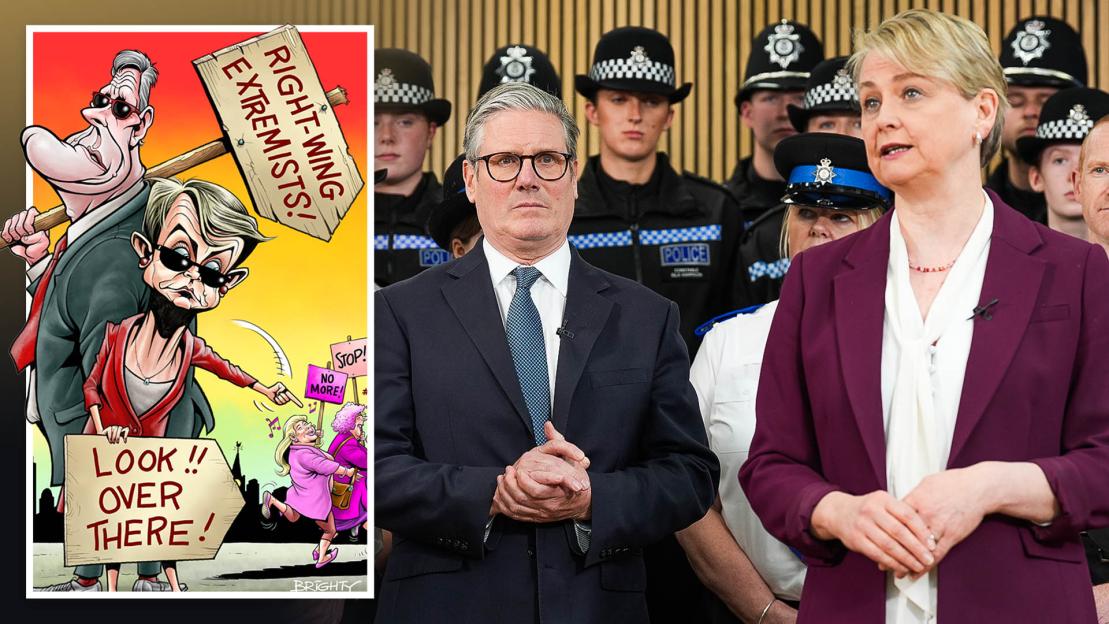 Labour has forgotten its obligation to prioritise us Brits… the Far Right aren’t the ones causing civil unrest, they are