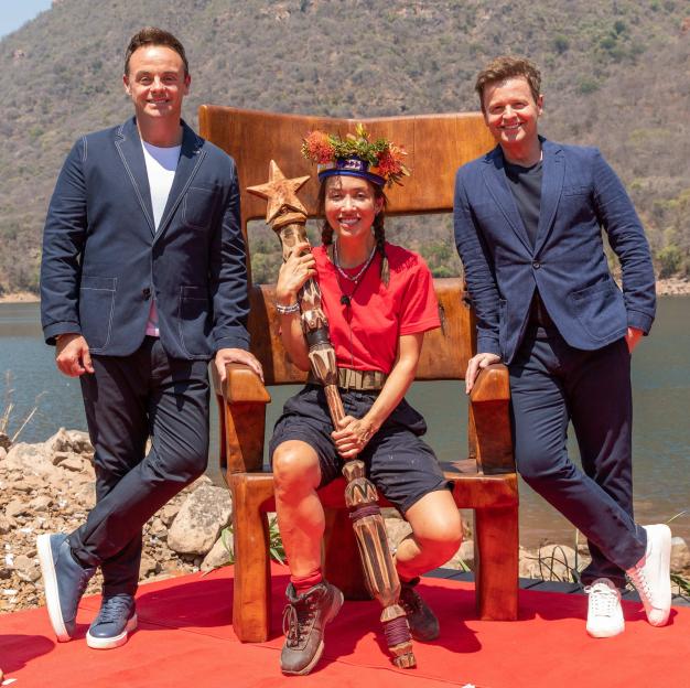 Myleene Klass wins "I'm A Celebrity... South Africa" final trial.