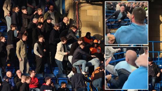 Stamford Bridge erupts in brawls as Chelsea launch probe into ‘most serious breach of stadium security in recent memory’